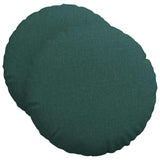 Cuscini per Seduta 2 pcs Verde Scuro 50 x 19 cm Tessuto