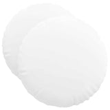 Cuscini per Seduta 2 pcs Bianco 50 x 19 cm Tessuto