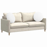 Cuscini per Seduta 2 pcs Bianco 50 x 19 cm Tessuto