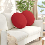 Cuscini per Seduta 2 pcs Rosso 50 x 19 cm Tessuto