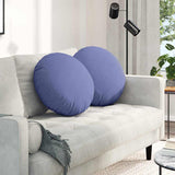 Cuscini per Seduta 2 pcs Blu jeans 50 x 19 cm Tessuto