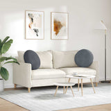 Cuscini per Seduta 2 pcs Grigio scuro  40 x 13 cm Velluto