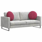 Cuscini per Seduta 2 pcs Rosso Vino  40 x 13 cm Velluto