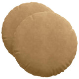 Cuscini per Seduta 2 pcs Marrone 50 x 19 cm Velluto