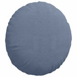 Cuscini per Seduta 2 pcs Blu  50 cm Tessuto in Cords