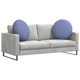 Cuscini per Seduta 2 pcs Blu jeans 60 x 21 cm Tessuto