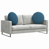 Cuscini per Seduta 2 pcs Blu  40 x 13 cm Velluto