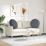 Cuscini per Seduta 2 pcs Grigio scuro  40 x 13 cm Velluto