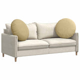 Cuscini per Seduta 2 pcs Grigio Verde  60 cm Tessuto in Cords