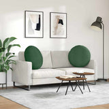Cuscini per Seduta 2 pcs Verde Scuro  60 cm Tessuto in Cords
