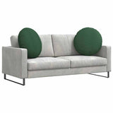 Cuscini per Seduta 2 pcs Verde Scuro  60 cm Tessuto in Cords