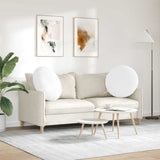 Cuscini per Seduta 2 pcs Bianco 80 x 29 cm Tessuto