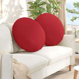 Cuscini per Seduta 2 pcs Rosso 80 x 29 cm Tessuto