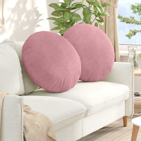 Cuscini per Seduta 2 pcs Rosa 80 x 29 cm Velluto