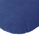 Cuscini per Seduta 2 pcs Blu Polizia  40 x 13 cm Velluto
