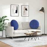 Cuscini per Seduta 2 pcs Blu Polizia  40 x 13 cm Velluto