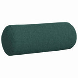Cuscini a rullo 2 pcs Verde Scuro  15 x 40 cm Tessuto
