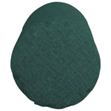 Cuscini a rullo 2 pcs Verde Scuro  15 x 40 cm Tessuto