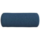 Cuscini a rullo 2 pcs Blu  15 x 40 cm Tessuto