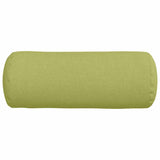 Cuscini a rullo 2 pcs Verde chiaro  15 x 40 cm Tessuto