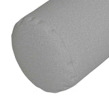 Cuscini a rullo 2 pcs Grigio Nuvola  15 x 40 cm Tessuto