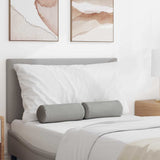 Cuscini a rullo 2 pcs Grigio Nuvola  15 x 40 cm Tessuto