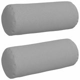 Cuscini a rullo 2 pcs Grigio Nuvola  15 x 40 cm Tessuto
