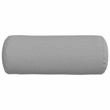 Cuscini a rullo 2 pcs Grigio Nuvola  15 x 40 cm Tessuto