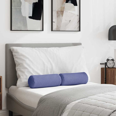 Cuscini a rullo 2 pcs Blu jeans  15 x 40 cm Tessuto