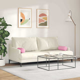 Cuscini a rullo 2 pcs Rosa  15 x 40 cm Tessuto