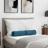 Cuscini a rullo 2 pcs Blu  15 x 40 cm Tessuto in Cords