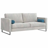 Cuscini a rullo 2 pcs Blu  15 x 40 cm Tessuto in Cords