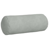 Cuscini a rullo 2 pcs Grigio chiaro  15 x 40 cm