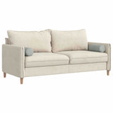 Cuscini a rullo 2 pcs Grigio chiaro  15 x 40 cm