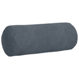 Cuscini a rullo 2 pcs Grigio scuro  15 x 40 cm
