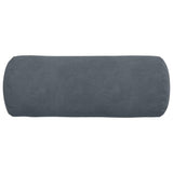Cuscini a rullo 2 pcs Grigio scuro  15 x 40 cm