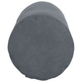 Cuscini a rullo 2 pcs Grigio scuro  15 x 40 cm
