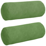 Cuscini a rullo 2 pcs Verde chiaro  15 x 40 cm