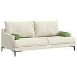 Cuscini a rullo 2 pcs Verde chiaro  15 x 40 cm