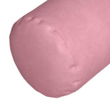 Cuscini a rullo 2 pcs Rosa  15 x 40 cm Tessuto in Cords