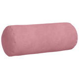 Cuscini a rullo 2 pcs Rosa  15 x 40 cm Tessuto in Cords