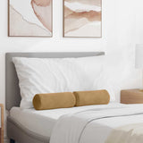 Cuscini a rullo 2 pcs Marrone  15 x 40 cm Tessuto in Cords