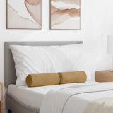 Cuscini a rullo 2 pcs Marrone  15 x 40 cm Tessuto in Cords