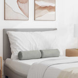 Cuscini a rullo 2 pcs Grigio chiaro  15 x 40 cm