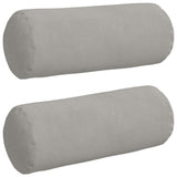 Cuscini a rullo 2 pcs Grigio chiaro  15 x 40 cm