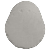 Cuscini a rullo 2 pcs Grigio chiaro  15 x 40 cm