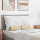 Cuscini a rullo 2 pcs Crema  15 x 40 cm Tessuto in Microfibra