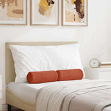 Cuscini a rullo 2 pcs Rosso Arancio  15 x 40 cm