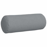 Cuscini a rullo 2 pcs Grigio chiaro  25 x 70 cm Tessuto