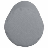Cuscini a rullo 2 pcs Grigio chiaro  25 x 70 cm Tessuto